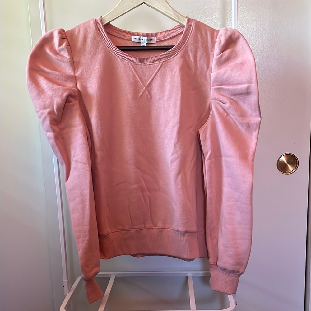 Rebecca Minkoff Blush Pink Crewneck Sweater